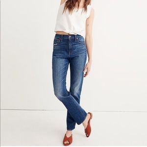 Madewell High Rise Slim Boyjean